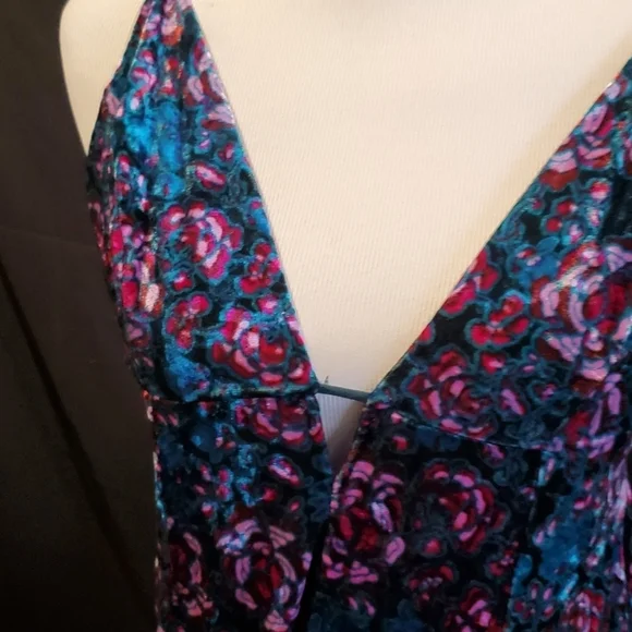 Free People Velvet Rose Jumpsuit SZ MD - Picture 4 of 12